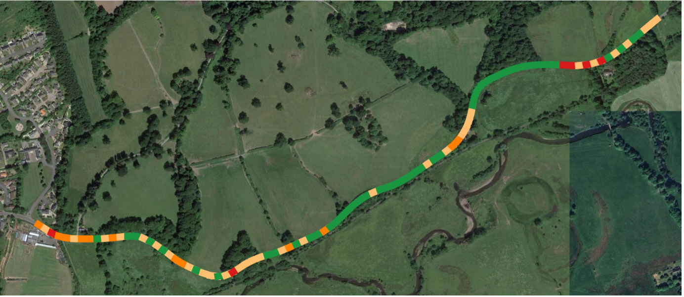 Clackmannanshire LiDAR road surface report